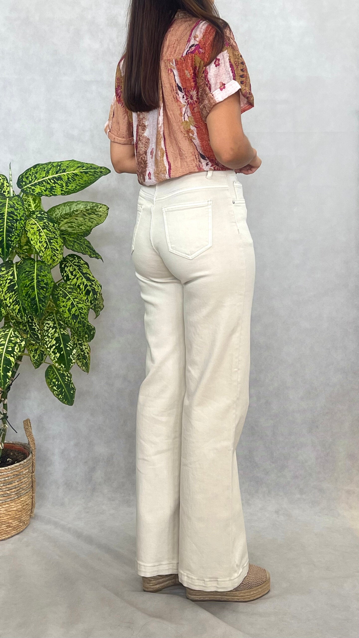 Calças Florence Bege