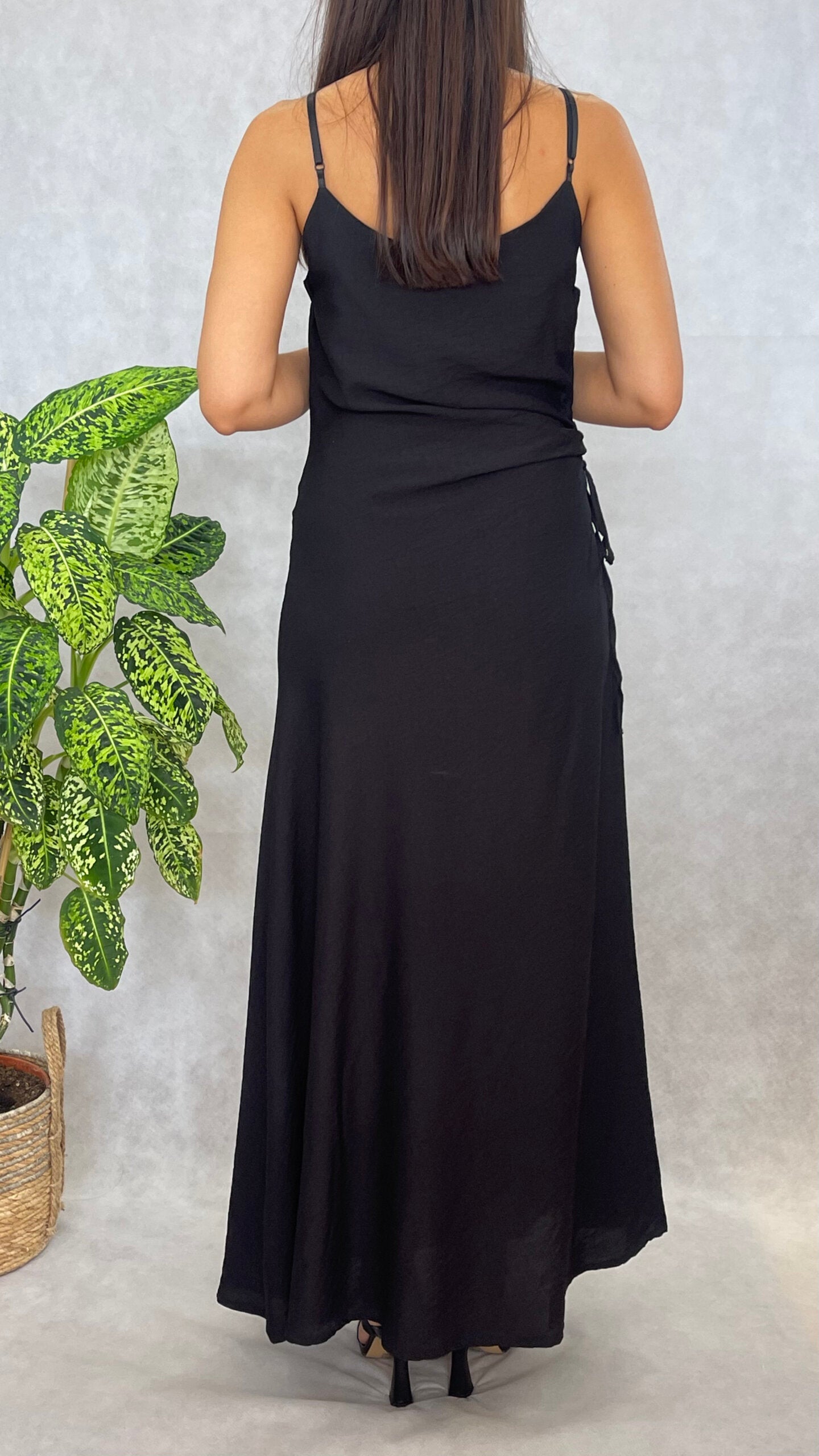 Vestido Paris Castanho / Preto