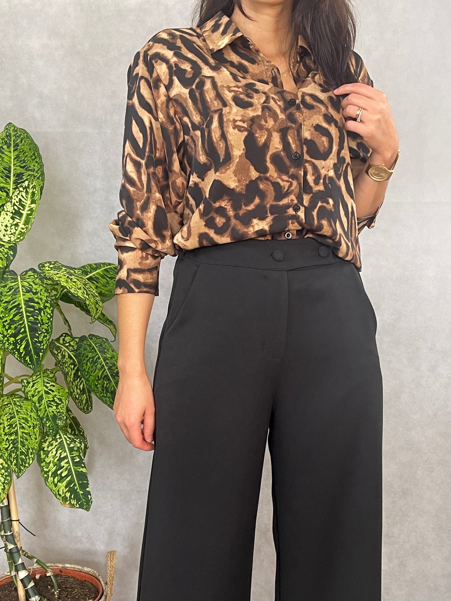 Camisa Animal Print