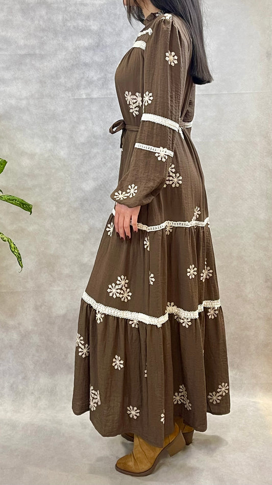 Vestido Cassie Castanho