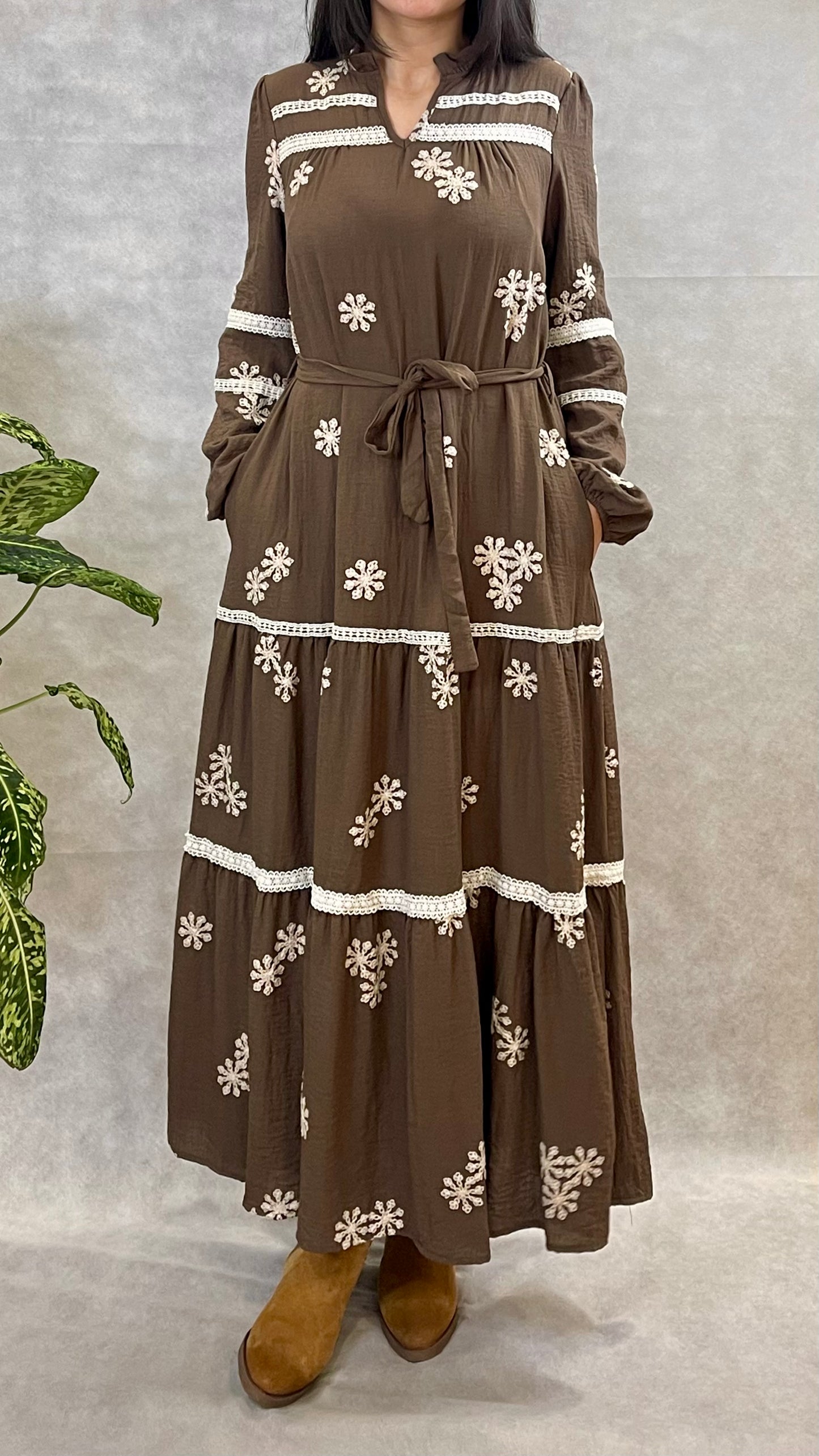 Vestido Cassie Castanho