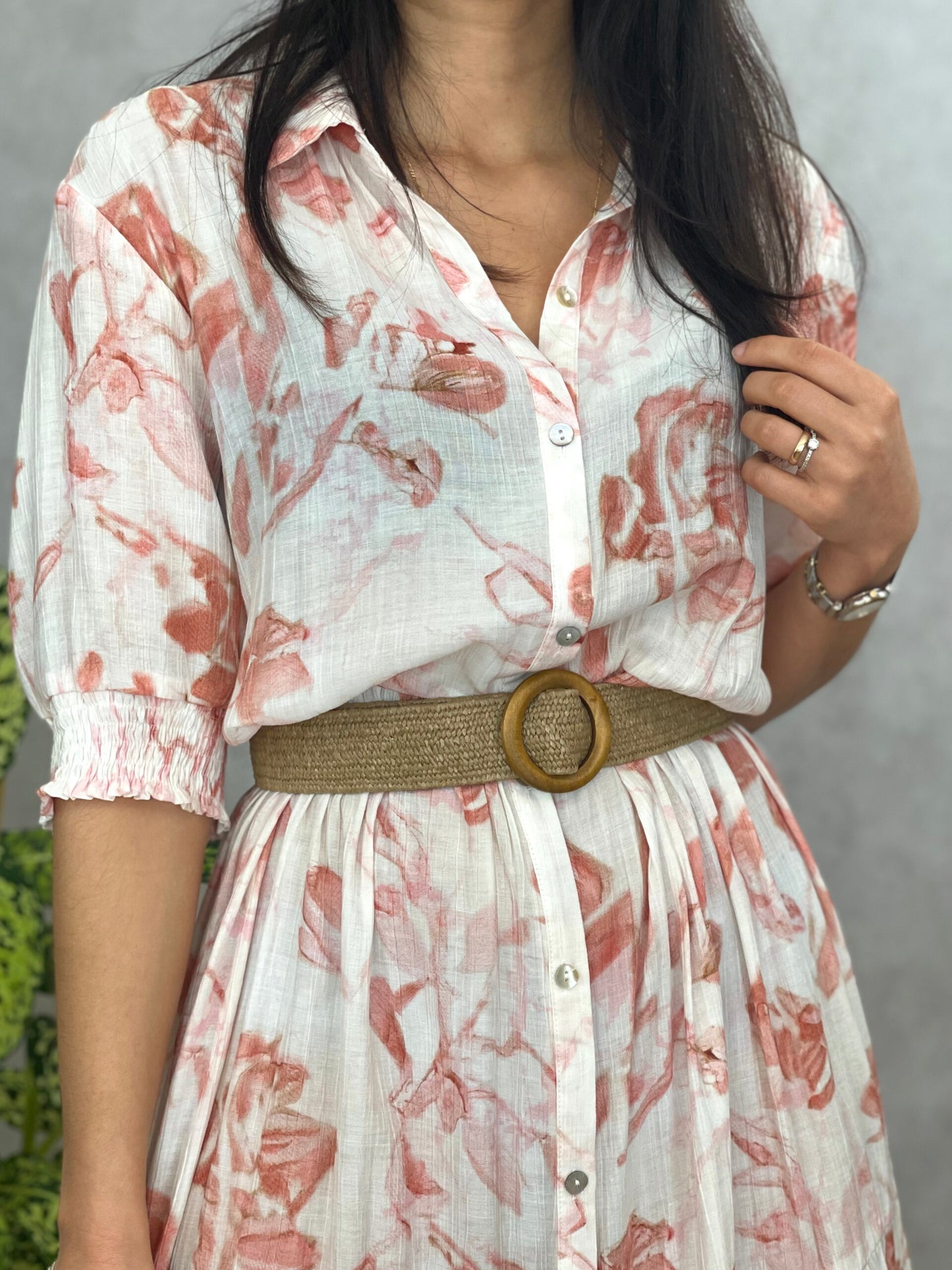 Vestido Midi Oversize Vermelho