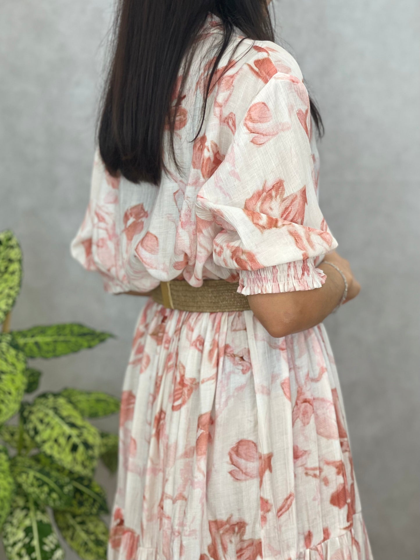 Vestido Midi Oversize Vermelho