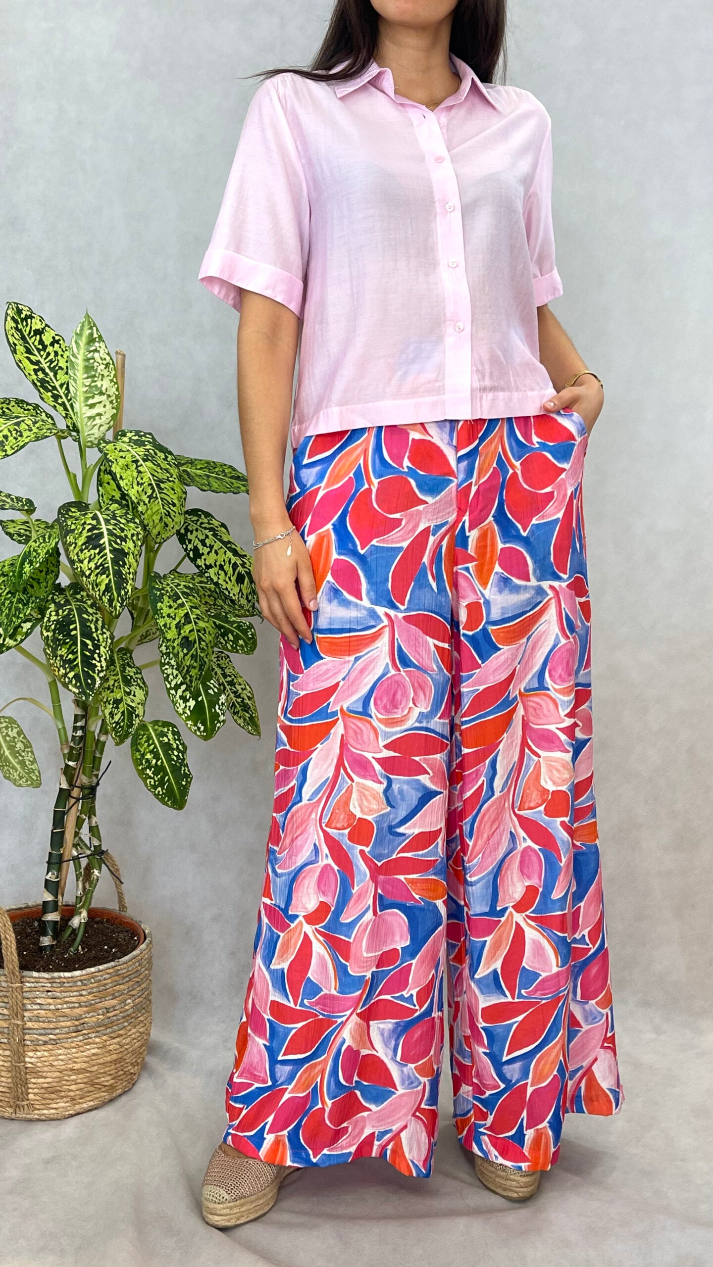 Calças Padrão Verão