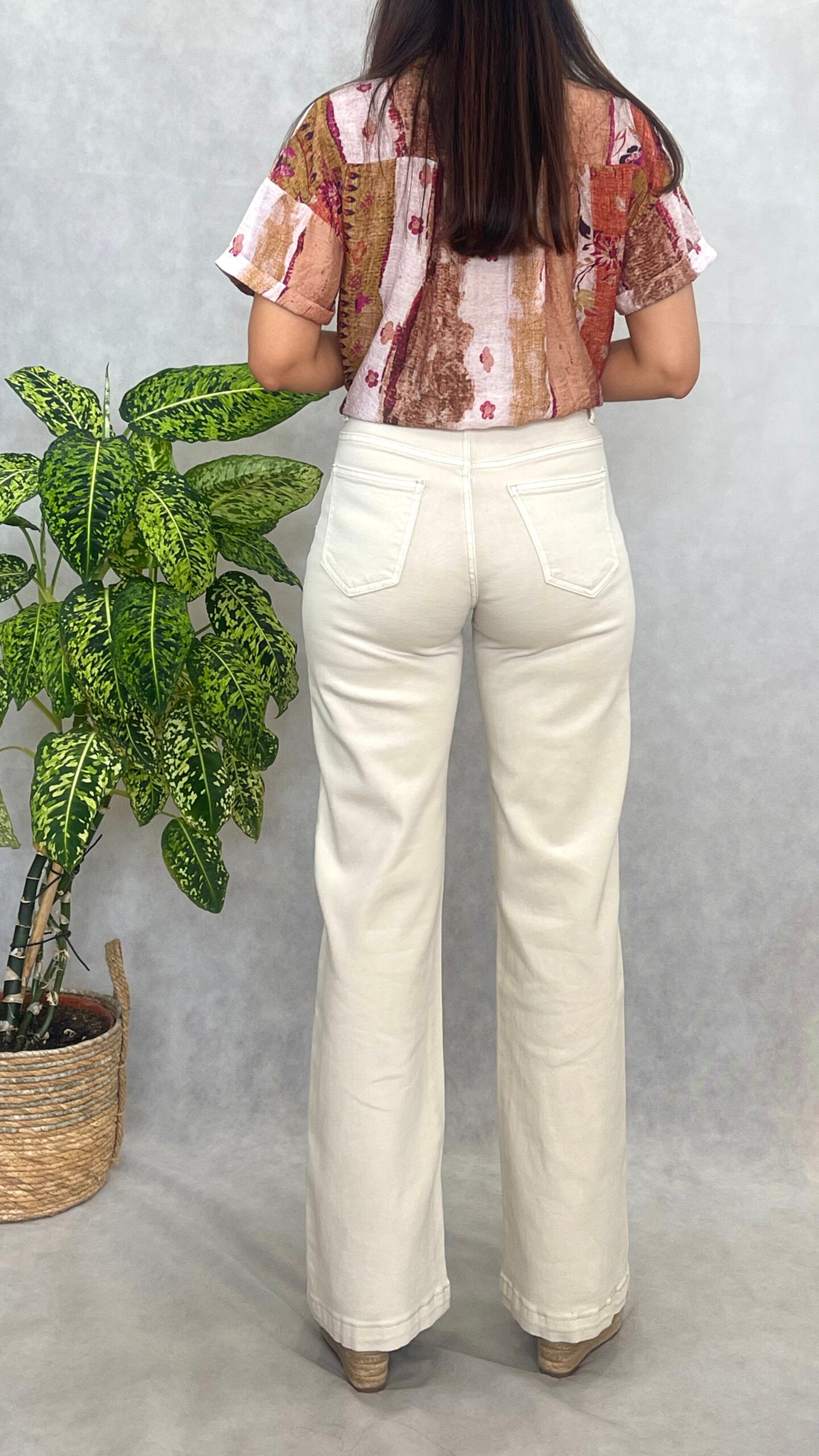 Calças Florence Bege