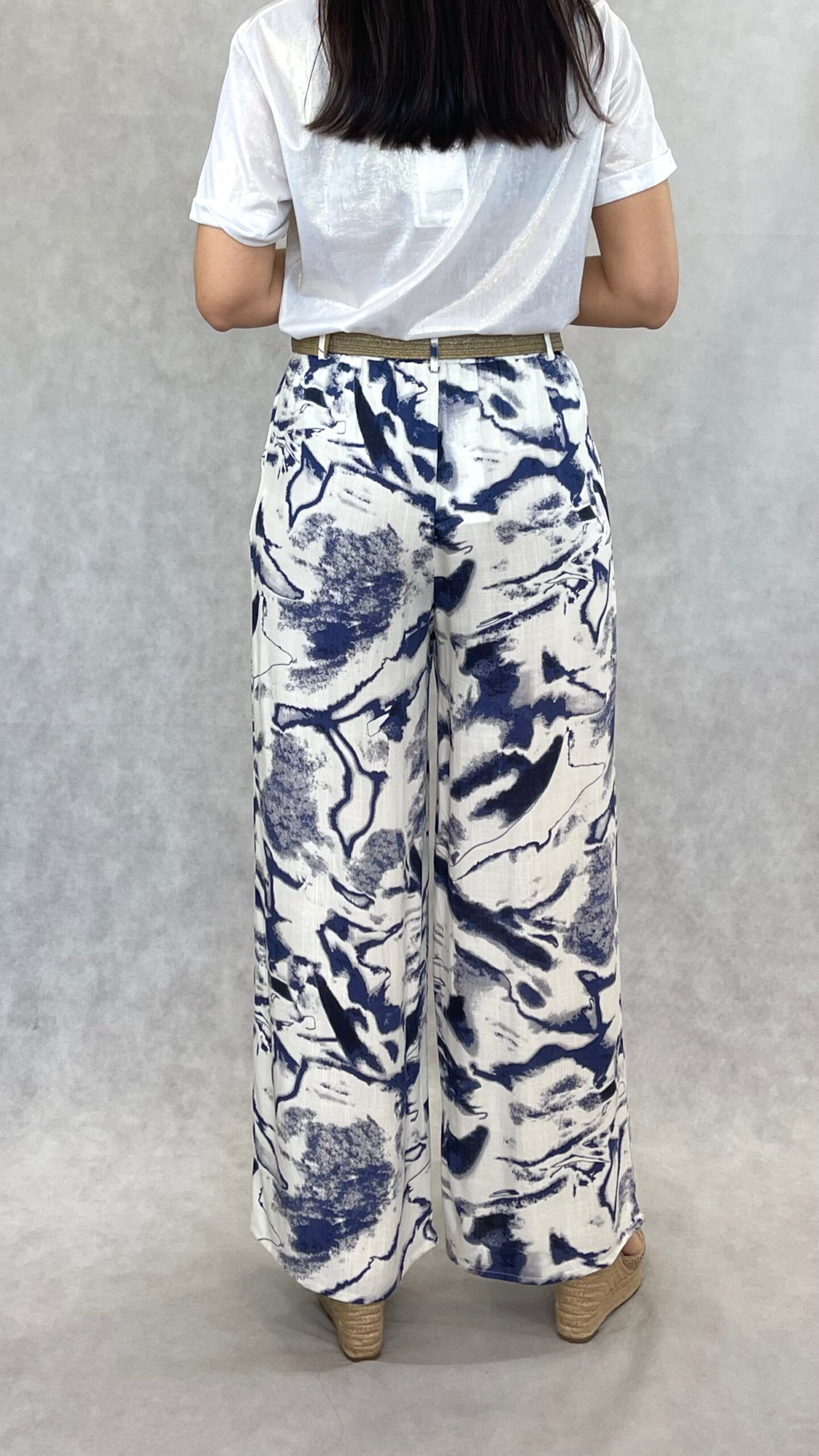 Calças Étnicas Com Cinto