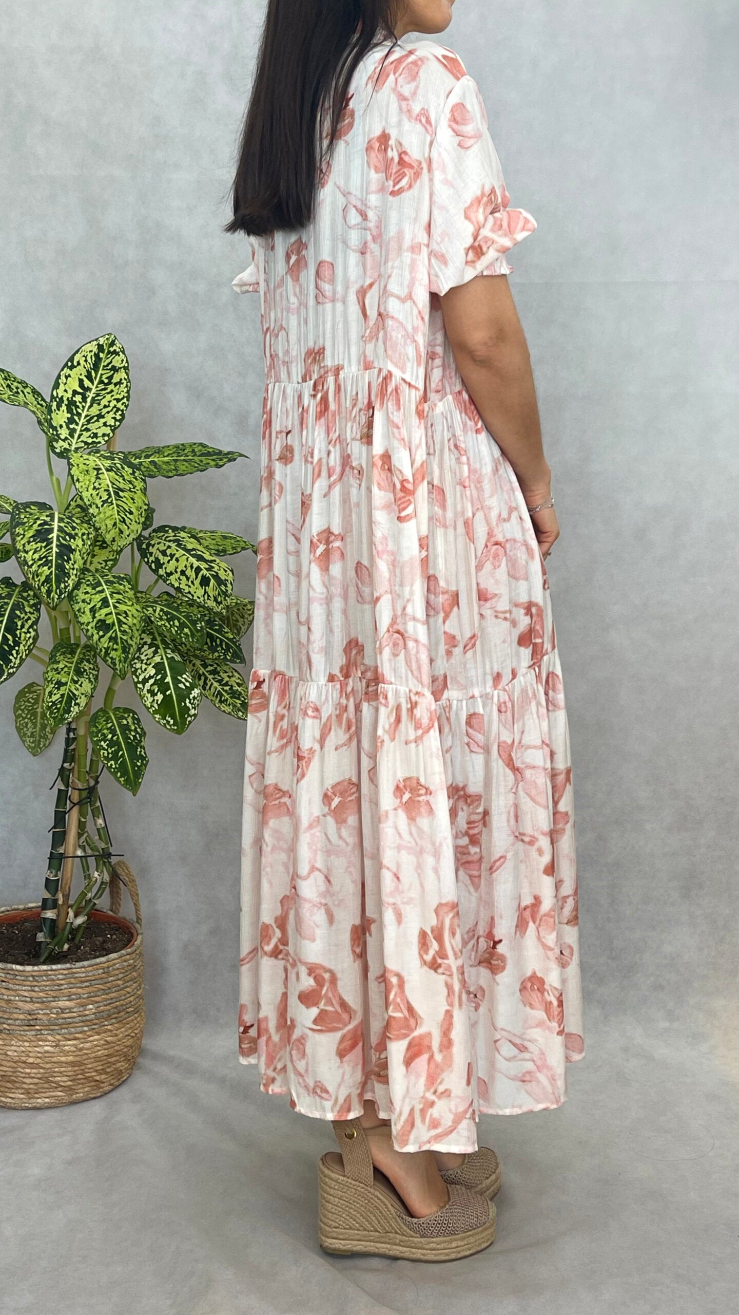 Vestido Midi Oversize Vermelho