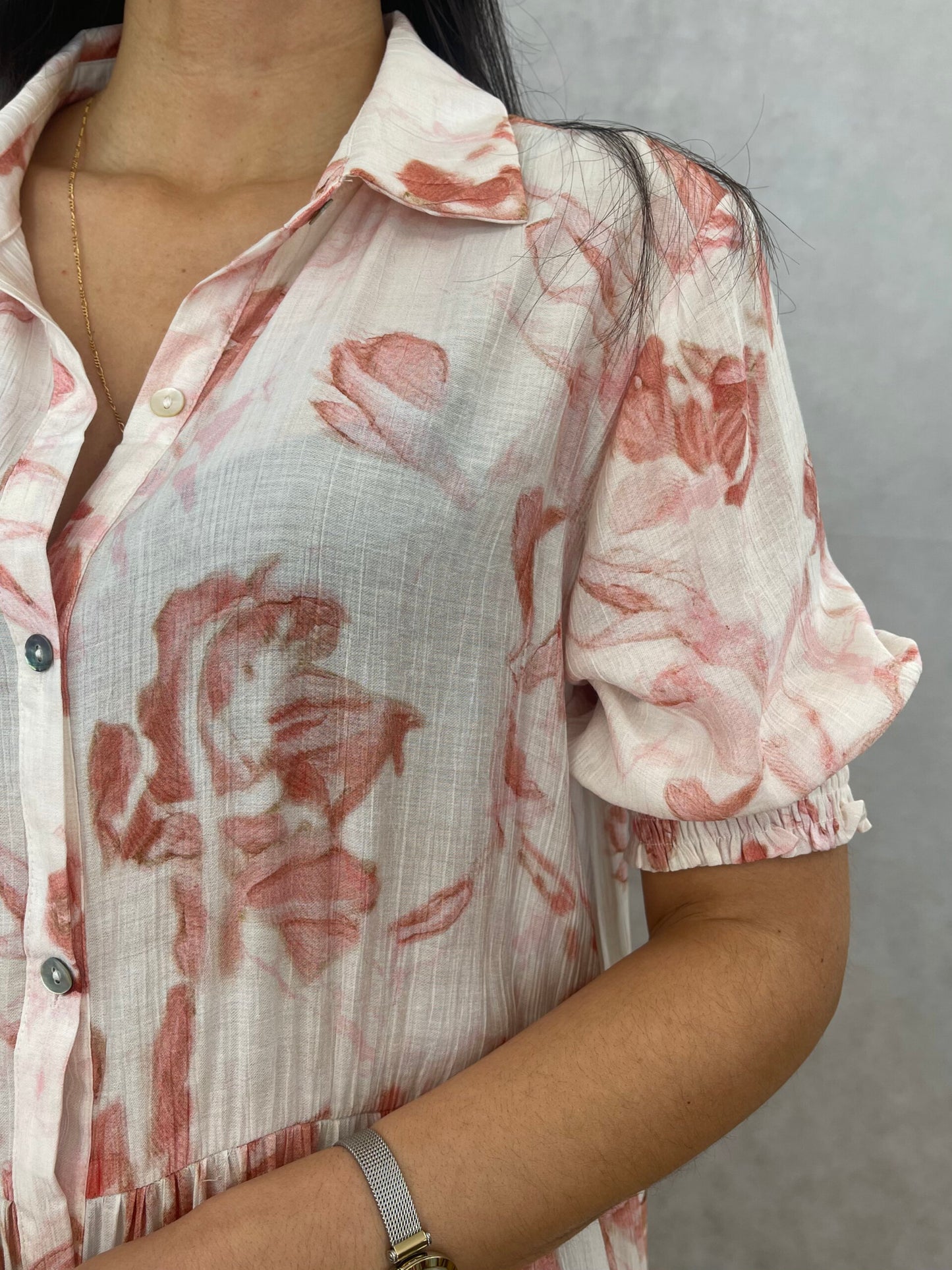 Vestido Midi Oversize Vermelho