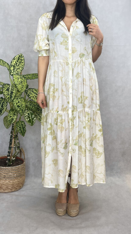 Vestido Midi Oversize Verde
