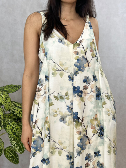 Vestido Alças Decote em V