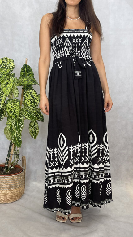 Vestido Egito Preto