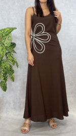 Vestido Paris Castanho