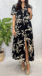 Vestido Dublin Preto/Creme - Image 3